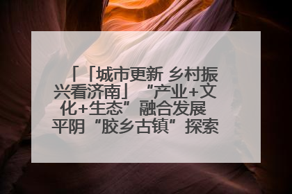 「城市更新 乡村振兴看济南」“产业+文化+生态”融合发展 平阴“胶乡古镇”探索振兴路径成效显著