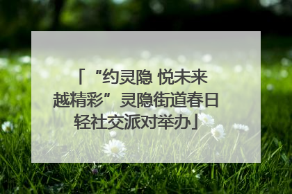 “约灵隐 悦未来 越精彩”灵隐街道春日轻社交派对举办