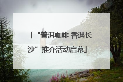 “普洱咖啡 香遇长沙”推介活动启幕