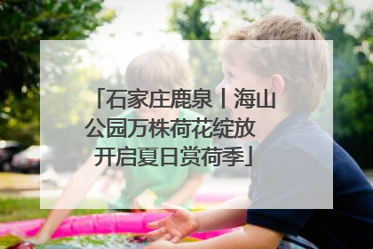 石家庄鹿泉丨海山公园万株荷花绽放 开启夏日赏荷季
