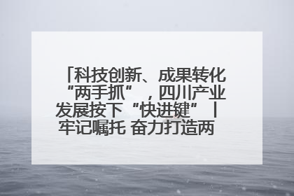 科技创新、成果转化“两手抓”，四川产业发展按下“快进键”丨牢记嘱托 奋力打造两高地两基地一屏障