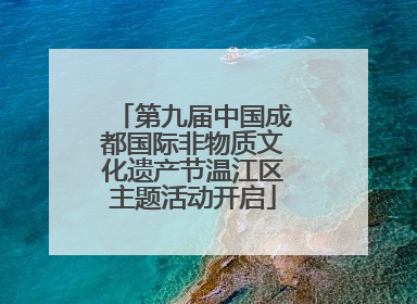 第九届中国成都国际非物质文化遗产节温江区主题活动开启