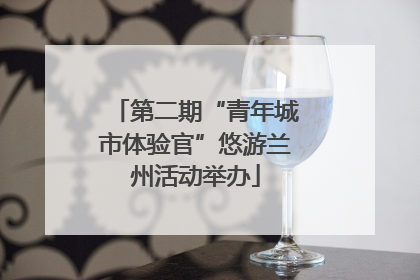 第二期“青年城市体验官”悠游兰州活动举办