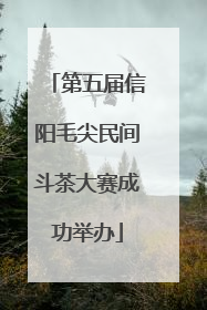 第五届信阳毛尖民间斗茶大赛成功举办
