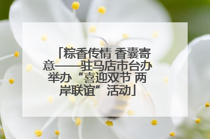 粽香传情 香囊寄意——驻马店市台办举办“喜迎双节 两岸联谊”活动