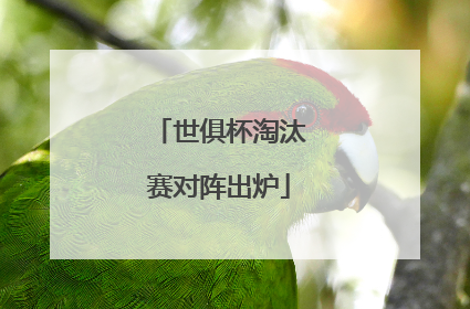 世俱杯淘汰赛对阵出炉