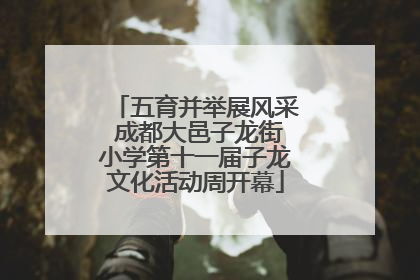五育并举展风采 成都大邑子龙街小学第十一届子龙文化活动周开幕