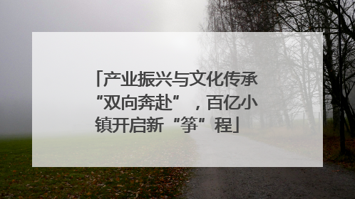 产业振兴与文化传承“双向奔赴”，百亿小镇开启新“筝”程