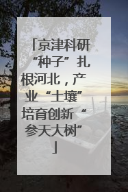 京津科研“种子”扎根河北，产业“土壤”培育创新“参天大树”