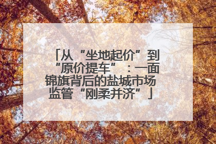 从“坐地起价”到“原价提车”：一面锦旗背后的盐城市场监管“刚柔并济”