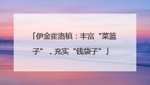 伊金霍洛镇：丰富“菜篮子”，充实“钱袋子”