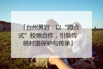 台州黄岩：以“蹲点式”校地合作，引领传统村落保护与传承