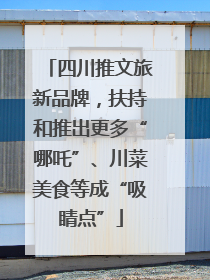 四川推文旅新品牌，扶持和推出更多“哪吒”、川菜美食等成“吸睛点”
