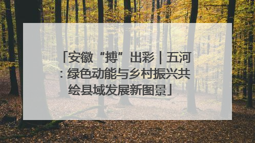 安徽“搏”出彩｜五河：绿色动能与乡村振兴共绘县域发展新图景