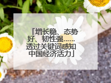 增长稳、态势好、韧性强……透过关键词感知中国经济活力