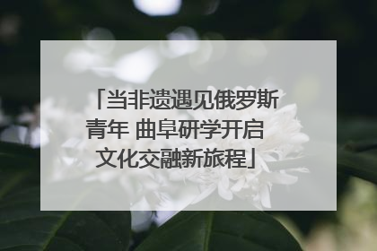 当非遗遇见俄罗斯青年 曲阜研学开启文化交融新旅程