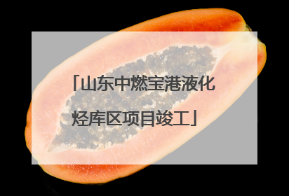 山东中燃宝港液化烃库区项目竣工
