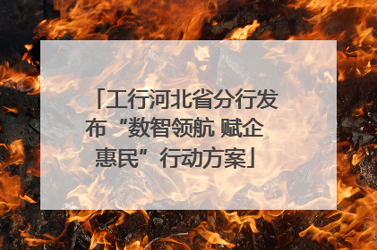 工行河北省分行发布“数智领航 赋企惠民”行动方案