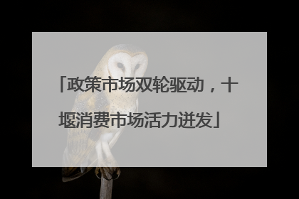 政策市场双轮驱动，十堰消费市场活力迸发