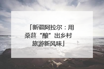 新疆阿拉尔：用桑葚“酿”出乡村旅游新风味