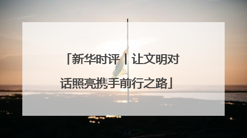 新华时评丨让文明对话照亮携手前行之路
