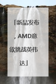 新品发布，AMD意欲挑战英伟达