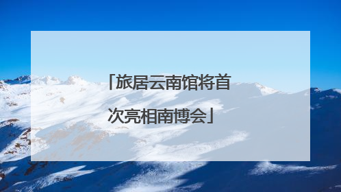 旅居云南馆将首次亮相南博会