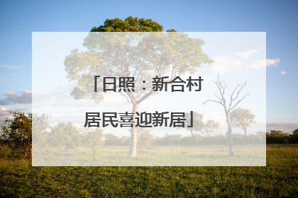 日照：新合村居民喜迎新居