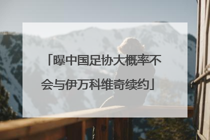 曝中国足协大概率不会与伊万科维奇续约