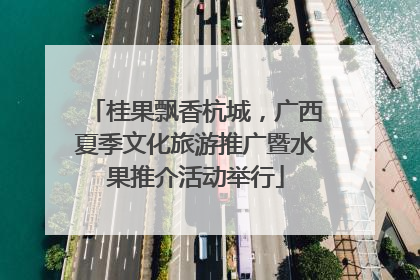 桂果飘香杭城，广西夏季文化旅游推广暨水果推介活动举行