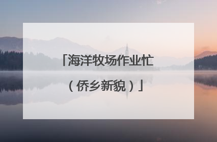 海洋牧场作业忙（侨乡新貌）