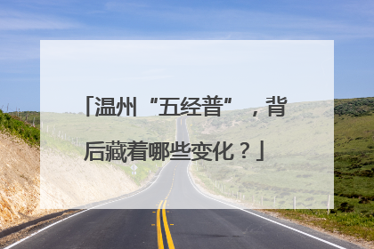温州“五经普”，背后藏着哪些变化？