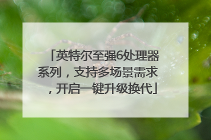 英特尔至强6处理器系列，支持多场景需求，开启一键升级换代