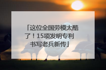 这位全国劳模太酷了！15项发明专利书写老兵新传