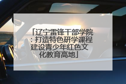 辽宁雷锋干部学院：打造特色研学课程 建设青少年红色文化教育高地