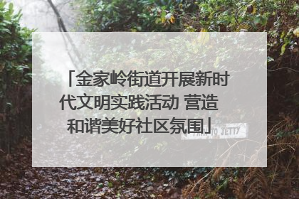 金家岭街道开展新时代文明实践活动 营造和谐美好社区氛围