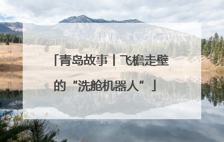 青岛故事丨飞檐走壁的“洗舱机器人”
