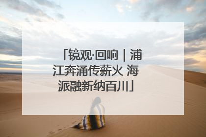 镜观·回响｜浦江奔涌传薪火 海派融新纳百川