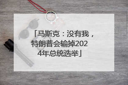 马斯克：没有我，特朗普会输掉2024年总统选举