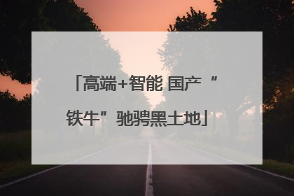 高端+智能 国产“铁牛”驰骋黑土地
