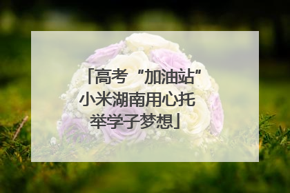 高考“加油站” 小米湖南用心托举学子梦想