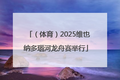 （体育）2025维也纳多瑙河龙舟赛举行