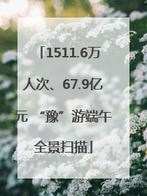1511.6万人次、67.9亿元 “豫”游端午全景扫描