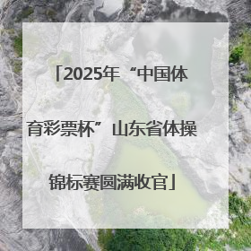 2025年“中国体育彩票杯”山东省体操锦标赛圆满收官