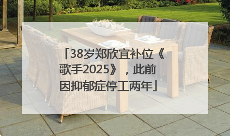 38岁郑欣宜补位《歌手2025》，此前因抑郁症停工两年